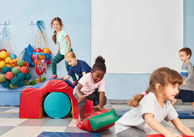 Bright, Colorful Spaces for Learning & Play